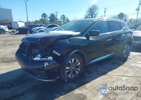 2018 Nissan Murano Sl from USA, damaged, VIN 5N1AZ2MH9JN111068